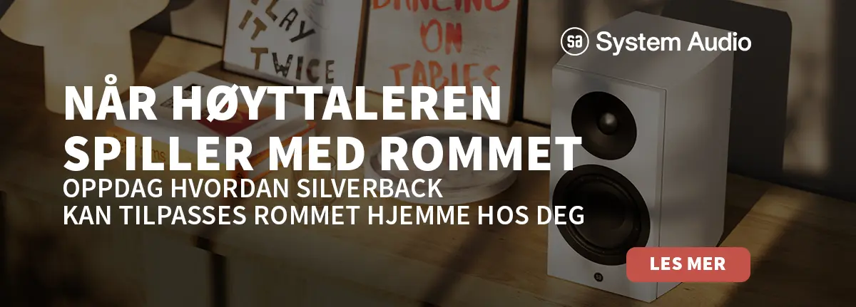System Audio Silverback trådløstmusikksystem av høyeste kvalitet